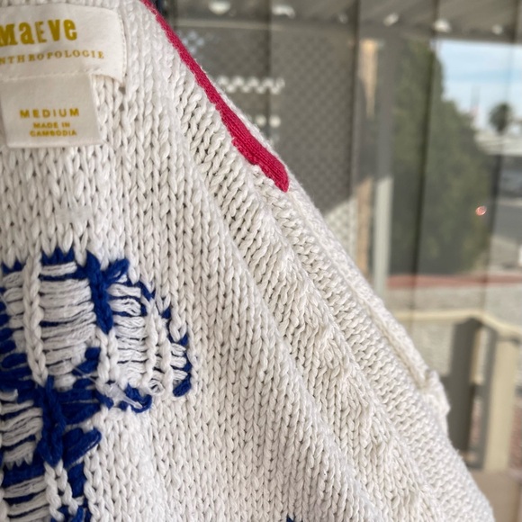 NEW Maeve Anthropologie Lobster Cardigan 🦞 - Picture 6 of 7